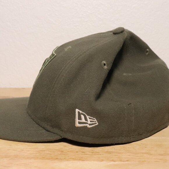New Era Olive Raiders Hat - Picture 4 of 5